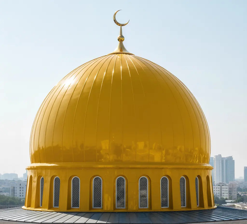 Kubah Masjid Finishing Enamel